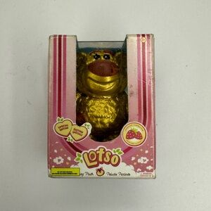Rare Mini Lotso Special Edition Gold Strawberry-Scented Plush Toy in Box